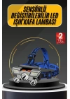 Kafa Lambası 800 Lümen 4 Mod Yüksek Işık Flaşörlü Şarjlı Led Lamba