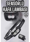 Kafa Lambası Kamp Lambası Sensörlü Şarjlı Ayarlanabilir