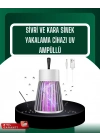 ® Kamp ve Bahçe İçin Şarjlı Böcek Kovucu Lamba
