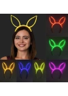 Karanlıkta Yanan Fosforlu Glow Taç 6 Renk 6 Adet