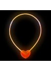 Karanlıkta Yanan Glow Stick Kalp Şekilli Kolye 6 Renk 6 Adet