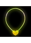 Karanlıkta Yanan Glow Stick Kalp Şekilli Kolye 6 Renk 6 Adet