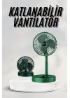 ® Katlanabilir Teleskopik Şarjlı Fan Masaüstü Soğutucu Vantilatör