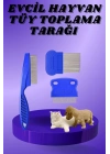 ® Kedi Köpek Tüy Bit Pire Toplayıcı Toplama Temizleme Tarağı Tarak Seti 4lü Set