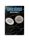 ® Kilitlenebilir Metal Lavabo Evye Süzgeci 2 ADET