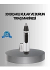® Kişisel Burun ve Kulak Tıraş Makinesi 3D Kavisli Bıçak ve Kompakt Tasarım