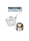 ® Kızartma Süzgeci Patates Kızartma Filtresi 304 Paslanmaz Çelik Mink Design