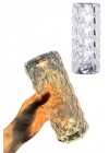 ® Kristal Lamba Masa Lambası Şarjlı Masa Lambası Dokunmatik Sensör Usb Şarjlı