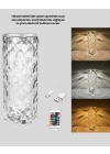 ® Kristal RGB LED Masa Lambası – Renkli Kumandalı Işık, Dekoratif ve Enerji Tasarruflu