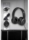 ® Kulak Üstü TF Kart ve AUX Destekli Ergonomik Bluetooth Kulaklık
