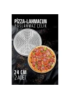 Lahmacun Pizza Pide Pişirme Tepsisi 24 CM 2 li SET 721567