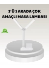 ® LED Işıklı Masa Lambası – Göz Yormayan, Kısılabilir ve Esnek Başlıklı