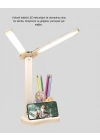 ® LED Işıklı Masa Lambası – Göz Yormayan, Kısılabilir ve Esnek Başlıklı