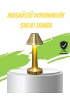 ® LED Masa Lambası 3 Renk Ayarlı Şarjlı Kablosuz Modern Tasarım