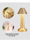 ® LED Masa Lambası 3 Renk Ayarlı Şarjlı Kablosuz Modern Tasarım