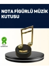 ® Melodious Music Altın Nota Figürlü Müzik Kutusu