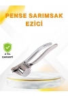 ® Metal Sarımsak Ezici Ergonomik Tutma ve Güçlü Presleme