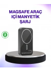 ® Mıknatıslı MagSafe Uyumlu Araç Tutucu Kablosuz Şarj Destekli