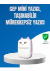 ® Mini Bluetooth Termal Yazıcı 1200mAh Şarjlı Taşınabilir