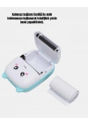 ® Mini Bluetooth Termal Yazıcı 1200mAh Şarjlı Taşınabilir