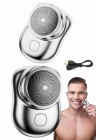® Mini Sıfır Sakal Yanak Tıraş Makinesi USB Şarjlı Sıfır Sakal Taşınabilir Korumalı