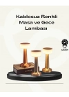 ® Modern USBli Kablosuz Masa Lambası – Minimalist Tasarım, 3 Farklı Parlaklık