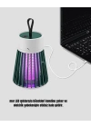 ® Mor Işıklı Şarjlı Böcek Öldürücü Lamba – Ev, Balkon ve Kamp Kullanımına Uygun