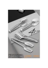 Mutfak Maşa Seti - Makarna Pasta Salata Çok Amaçlı Maşa 4 lü SET 304 Paslanmaz Çelik 721847
