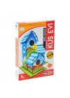 ® 5269 Boyanabilir 3lü Kuş Evi - Bird House