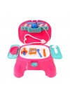® 573-BP LITTLE NURSE OYUN TABURESİ DOKTOR SET KIZ(Ürün oyuncaktır)