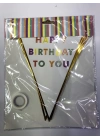 Happy Birthday To You Flama Bayrak Süs
