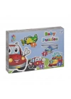 ® LCBYB00 Kids Baby Puzzles - Taşıtlar / 2+2+3+4 Parça Puzzle / +1 yaş