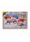 ® ONY-85-86-87-88 Ahşap Eğitici Puzzle Sporlar -Onyıl