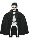 Siyah Renk Yakalı Halloween Pelerini 90 cm