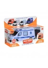 ® V001-2 V3 V004  Kumandalı Sesli Işıklı Polis Arabası-Jandarma-Ambulans-İtfaiye 1:18