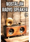 ® Nostaljik Görünümlü Bluetooth Bağlantılı Speaker