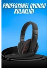 ® Oyuncu Kulaklığı Kulak Üstü Kablolu Gaming Kulaklık Mikrofonlu ANC Özelliği