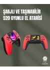 ® P5 GamePad Retro Konsol – Nostaljik Oyun Deneyimi, 520 Klasik Oyun Seçeneği