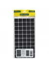 ® Pacific 6020 BL Yapışkanlı Keçe  20 mm X 20 mm Siyah
