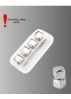 ® Paslanmaz Çelikten Üretilmiş Metal Buz Küpü Seti ve Buz Klipsi