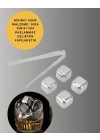 ® Paslanmaz Çelikten Üretilmiş Metal Buz Küpü Seti ve Buz Klipsi