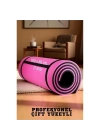 ® Pilates Matı- Spor Matı - Yoga Matı 11 mm Çift Taraflı Pembe