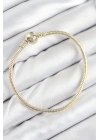 ® Pirinç Charm Topcuk Model Gold Renk Kadın Bileklik