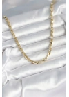 ® Pirinç Gold Renk 60 cm Zincir Kadın Kolye
