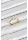 ® Pirinç Gold Renk Manifest Kadın Yüzük