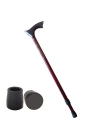 Yükseklik Ayarlanabilir BORDO Metal Baston - 7 Kademe Ayarlı Ergonomik Denge Desteği + 2 Yedek Uç 717094