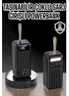 ® Powerbank 60.000 MAH 4 Portlu Uzun Şarj Süreli Dijital Göstergeli