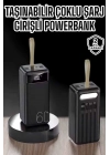 ® Powerbank 60.000 MAH 4 Portlu Uzun Şarj Süreli Dijital Göstergeli