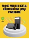 ® Profesyonel 50.000 mAh Powerbank – Aynı Anda Birden Fazla Cihaz Şarj Eden, Dayanıklı ve Güvenli Taşınabilir Şarj Cihazı