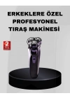 ® Profesyonel Şarjlı Tıraş Makinesi Ayarlanabilir Başlıklı Kablosuz